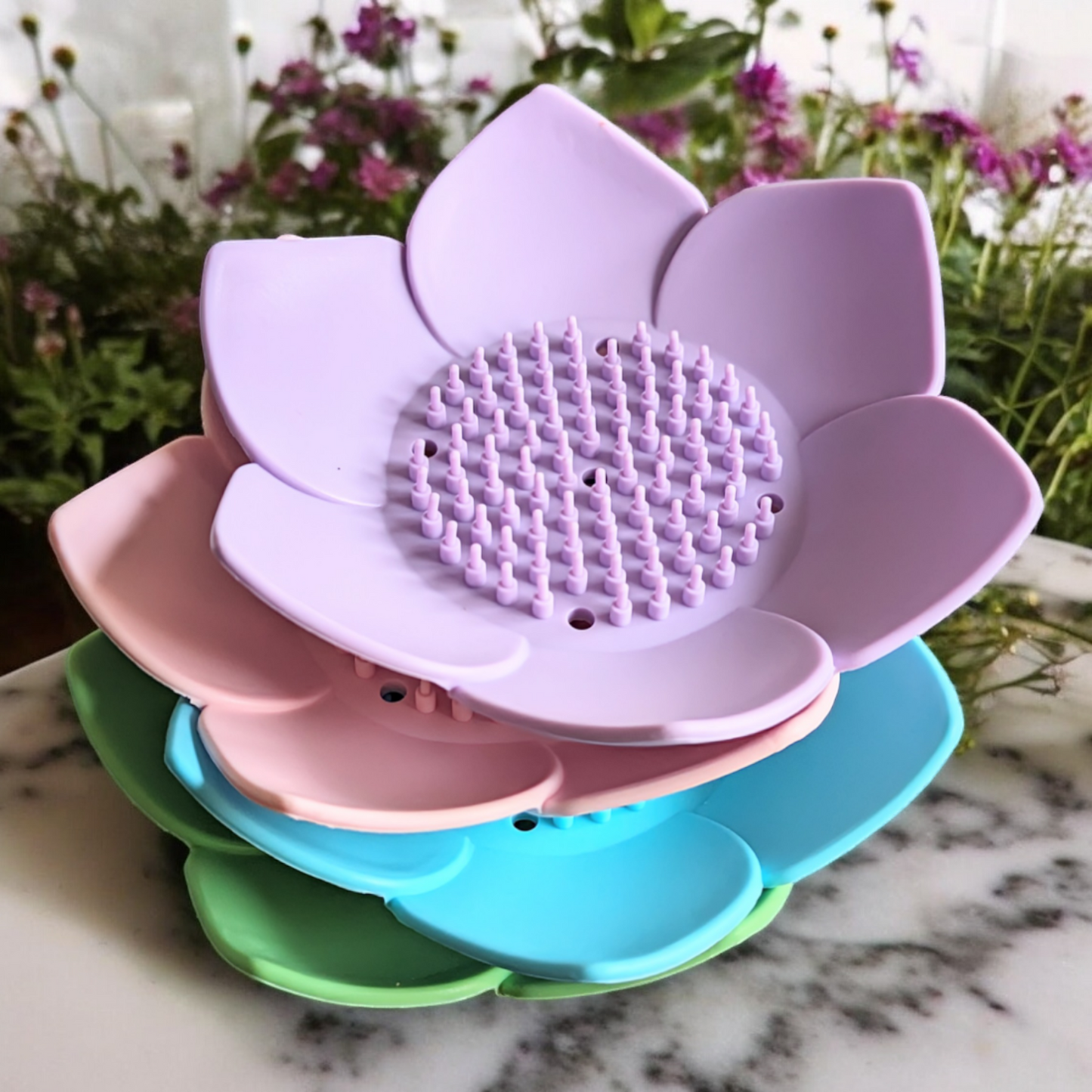 Lotus Flower Silicone Soap Dish